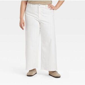 Universal Thread Women's High-Rise Sailor Wide Leg Ankle Jeans
